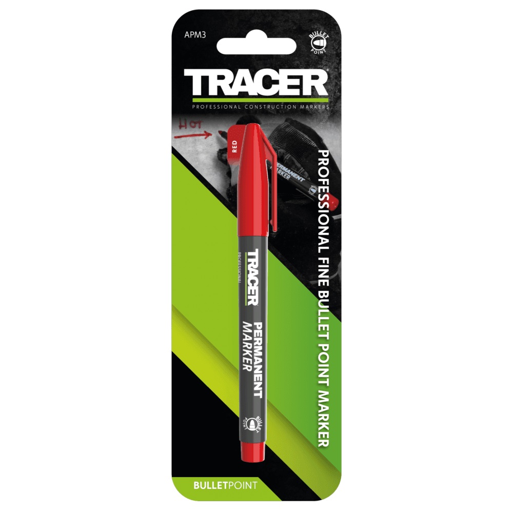 Tracer Permanent Marker - Red - APM3