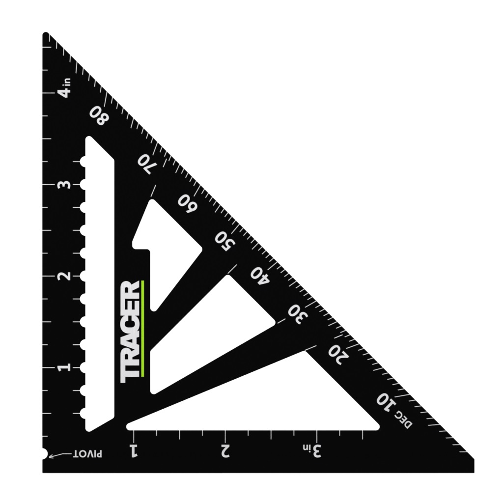 Tracer Metric Speed Square 110mm (4.5") - ASQ4M
