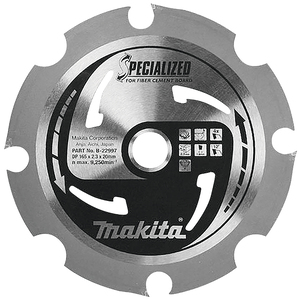 Makita Circular Saw Blade - TCT Fibre Cement - 165mm x 20mm x 4Th - B-33685