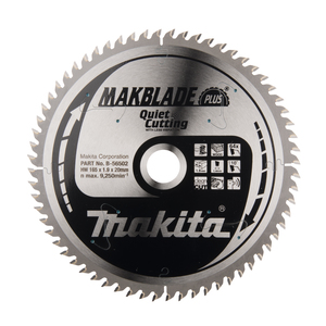 Makita Circular Saw Blade - TCT Wood - 165mm x 30mm x 64Th - B-56502