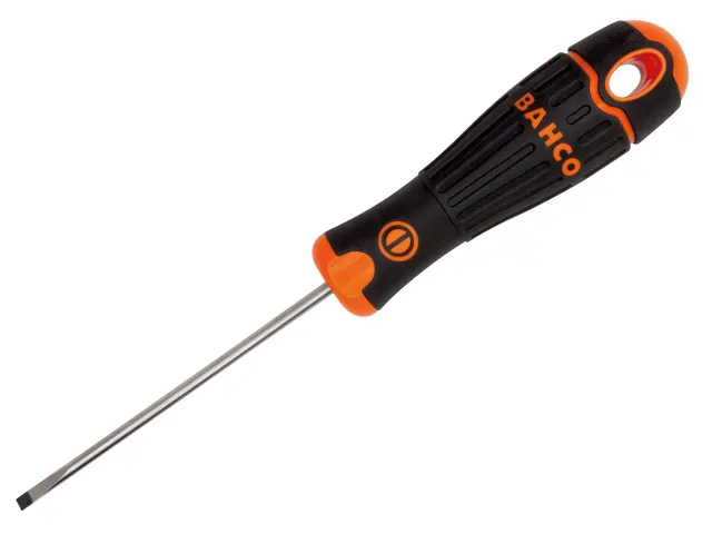 Bahco Bahcofit Screwdriver Parallel Slotted Tip 4.0 x 125mm
