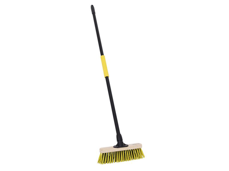 Bulldozer Stiff Dual PET Wooden Broom with Metal Handle 279mm (11in) BDZCOP02BY