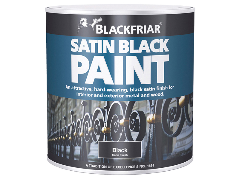 Blackfriar Satin Black Paint 125ml BKFSB125