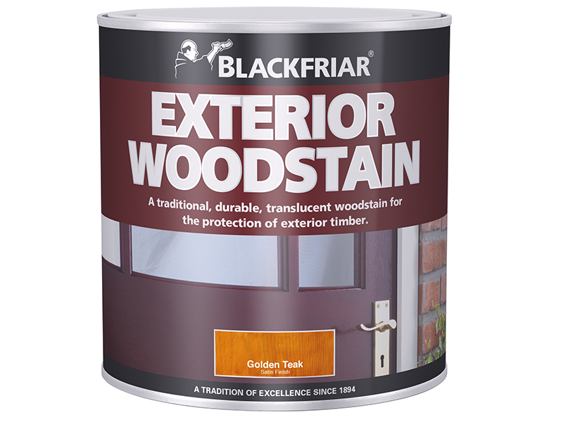Blackfriar Traditional Exterior Woodstain Ebony 1 litre BKFTEWSE1L