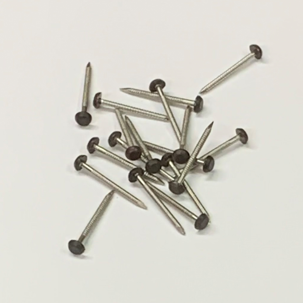 Polytop Pins 30mm Black 1 - A4 Stainless Steel Ring Shank Pins Gauge 14
