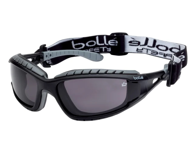 Bolle Tracker Platinum Safet Goggles Vented Smoke - TRACPSF