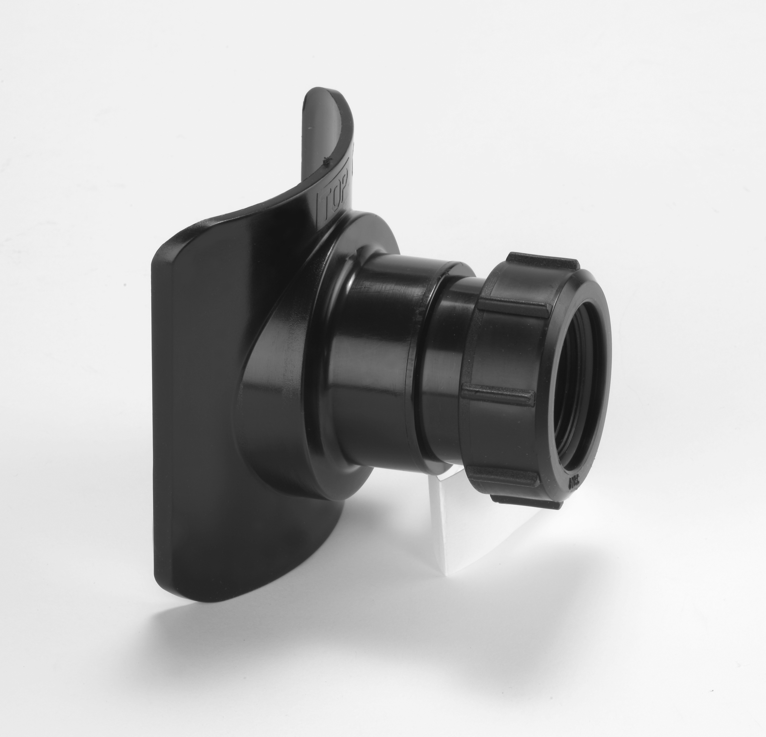 McAlpine Mechanical Soil Boss Connector 110mm/4in x 1.1/2in - Black