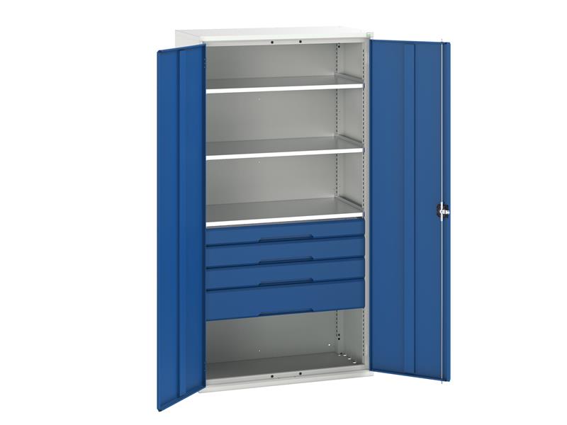 Bott Verso Kitted Cupboard, 3 Shelf &amp; 4 Drawer BOT16926576