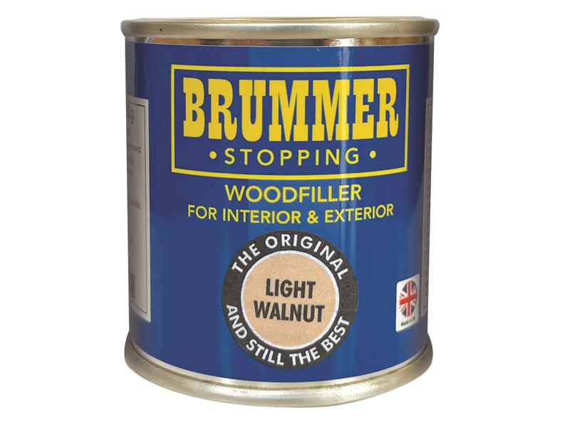 Brummer Wood Filler Light Walnut 250g BRUBM30410