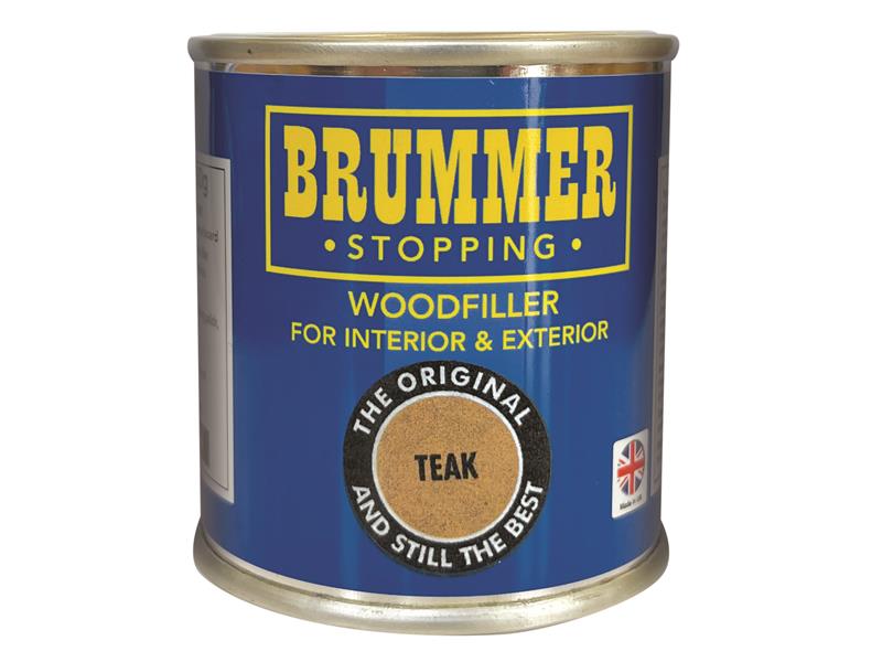 Brummer Wood Filler Teak 250g BRUBM30411