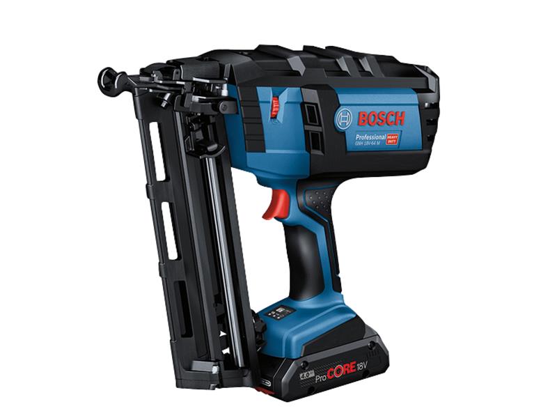 Bosch GNH 18V-64 M Professional Brad Nailer 18V 2 x 4.0Ah ProCORE18V Li-ion BSH601481070