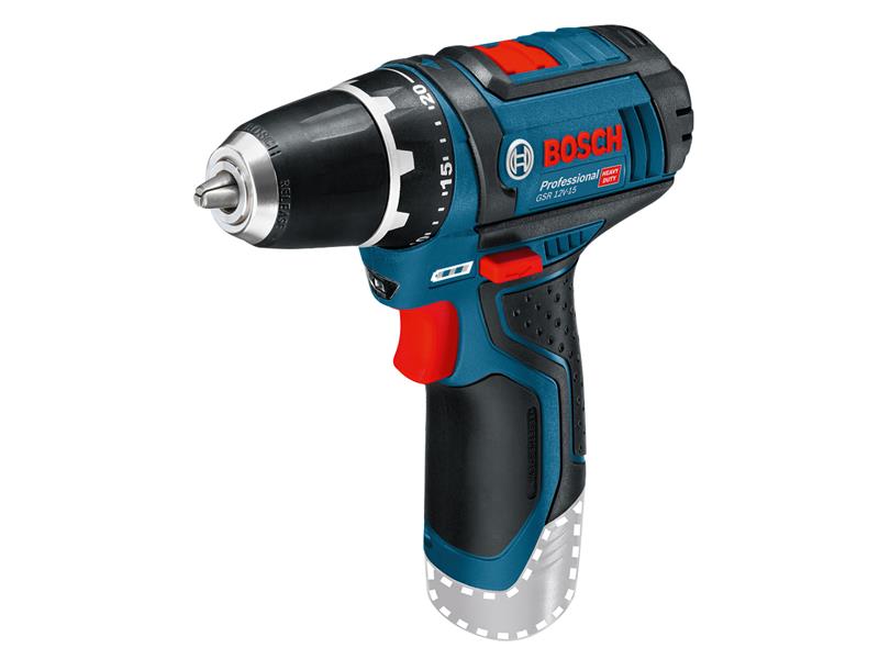 Bosch GSR 12V-15 Professional Drill Driver 12V Bare Unit BSH601868101