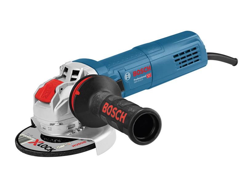 Bosch GWX 9-115 S Professional X-LOCK Angle Grinder 900W 110V BSHGWX9115SL