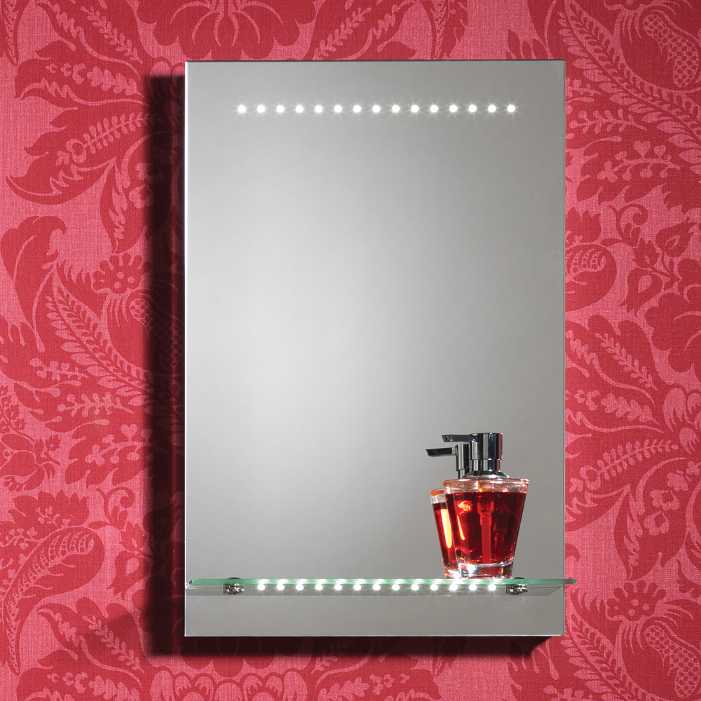 BOLOGNA MIRROR INCLUDING SHELF 395x600 QXM-G6