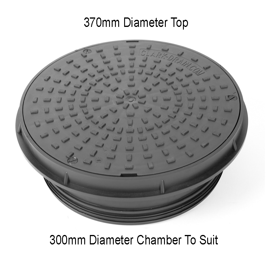 Clark Drain CD352 300mm Diameter Circular Cover and Frame
