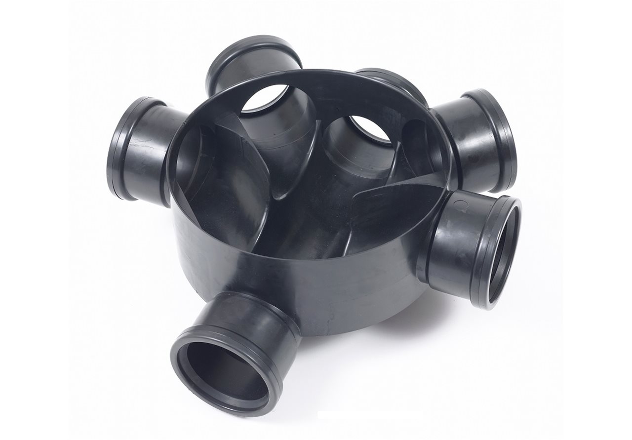 Clark Drain CDU353 320mm Diameter Chamber Base 5 Inlets Stepped