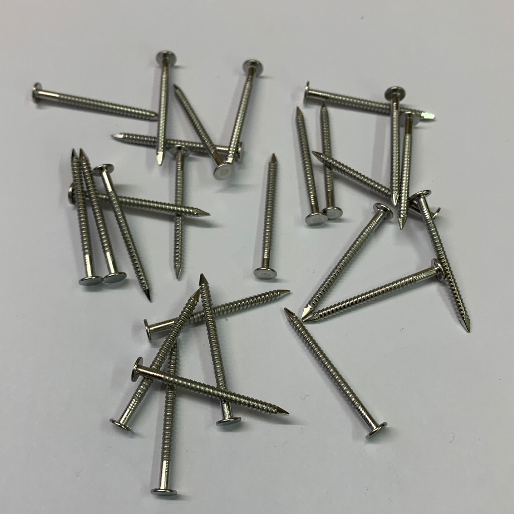 Polytop 30mm Clad Pins Stainless Steel Annular Ring Shank Gauge 14