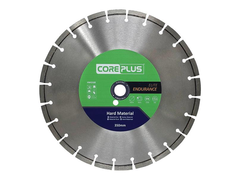 CorePlus HM350E Elite Hard Material Turbo Diamond Blade 350mm CORDBHM350E