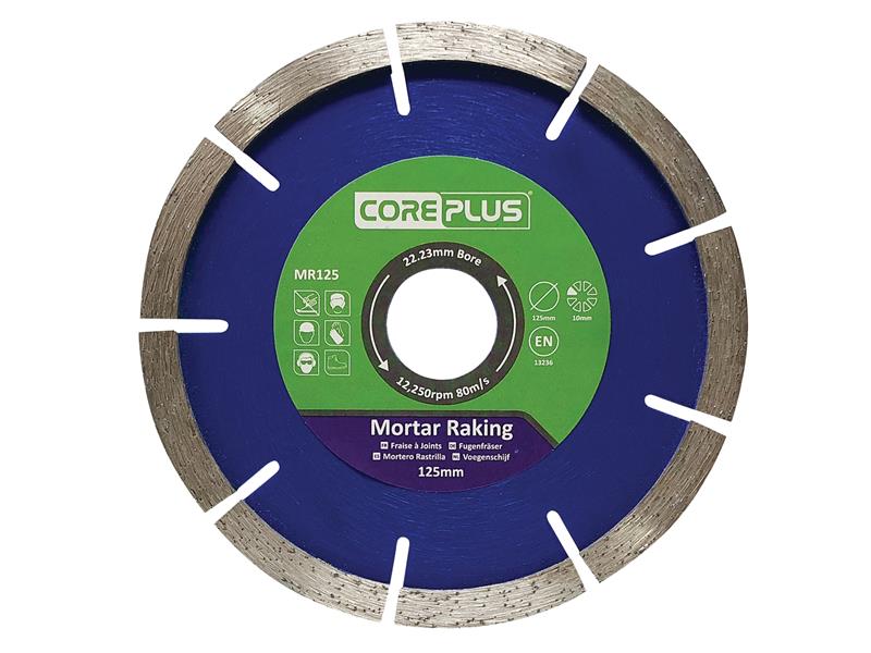 CorePlus MR125 Mortar Raking Diamond Blade 125mm CORDBMR125