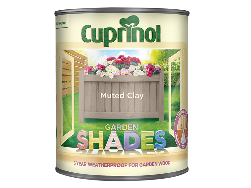 Cuprinol Garden Shades Muted Clay 1 litre CUPGSMC1L