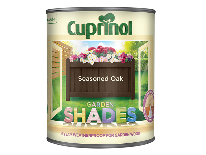 Cuprinol Garden Shades Seasoned Oak 1 litre CUPGSSO1L