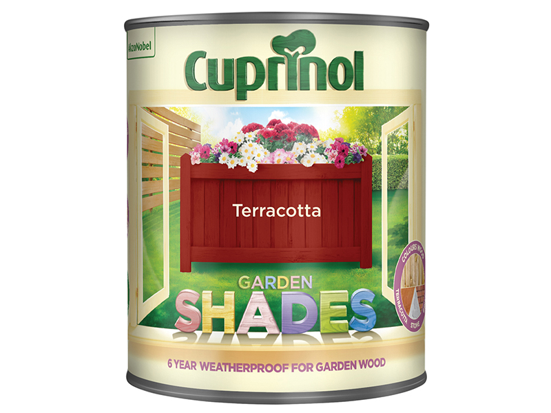 Cuprinol Garden Shades Terracotta 1 litre CUPGSTER1L