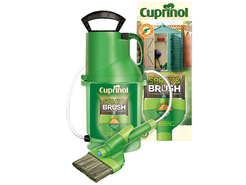 Cuprinol Spray &amp; Brush 2-in-1 Pump Sprayer CUPMPSB
