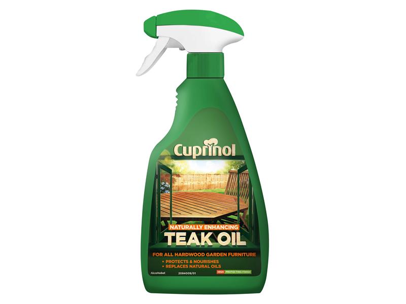 Cuprinol Naturally Enhancing Teak Oil Clear Spray 500ml CUPNETO500