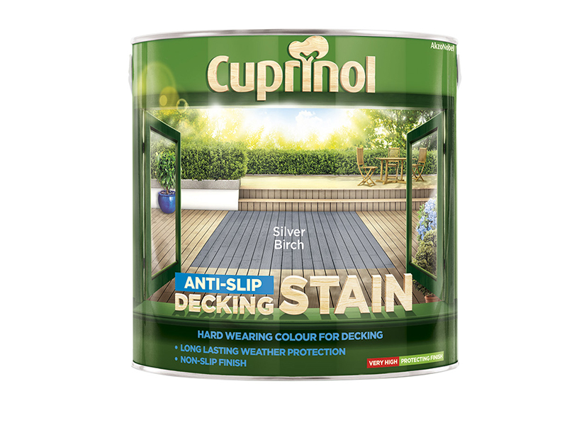 Cuprinol Anti-Slip Decking Stain Silver Birch 2.5 litre CUPUTDSSB25L