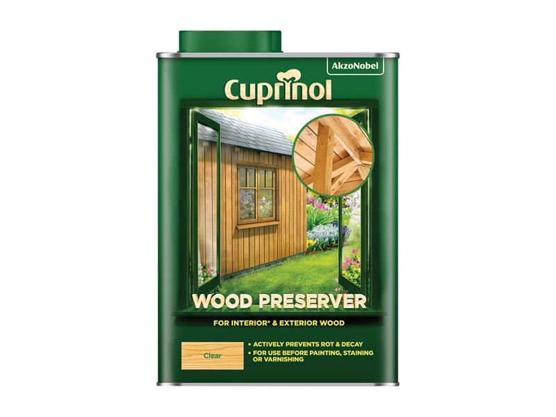 Cuprinol Wood Preserver Clear 1 litre CUPWPCL1L