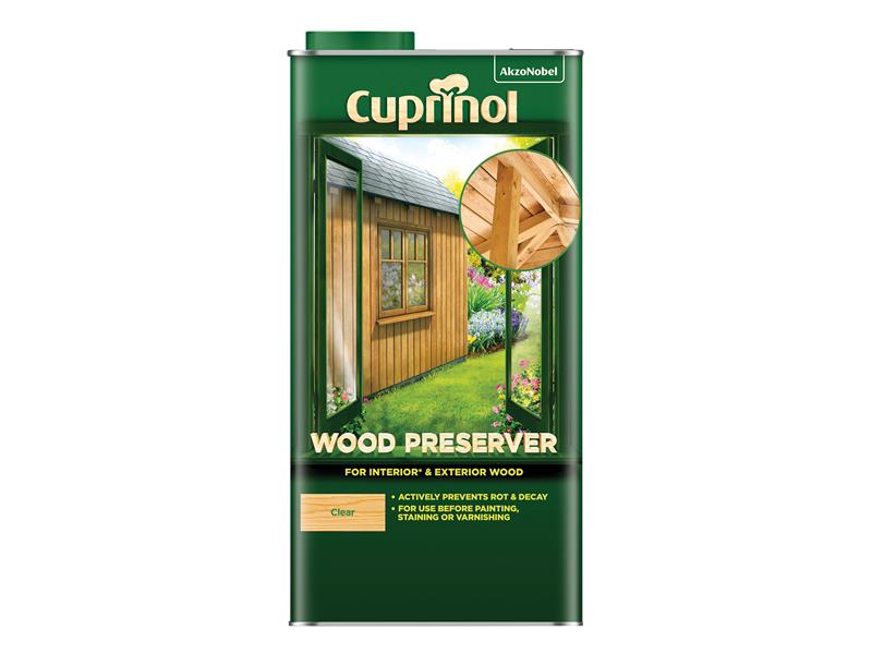 Cuprinol Wood Preserver Clear 5 litre CUPWPCL5L
