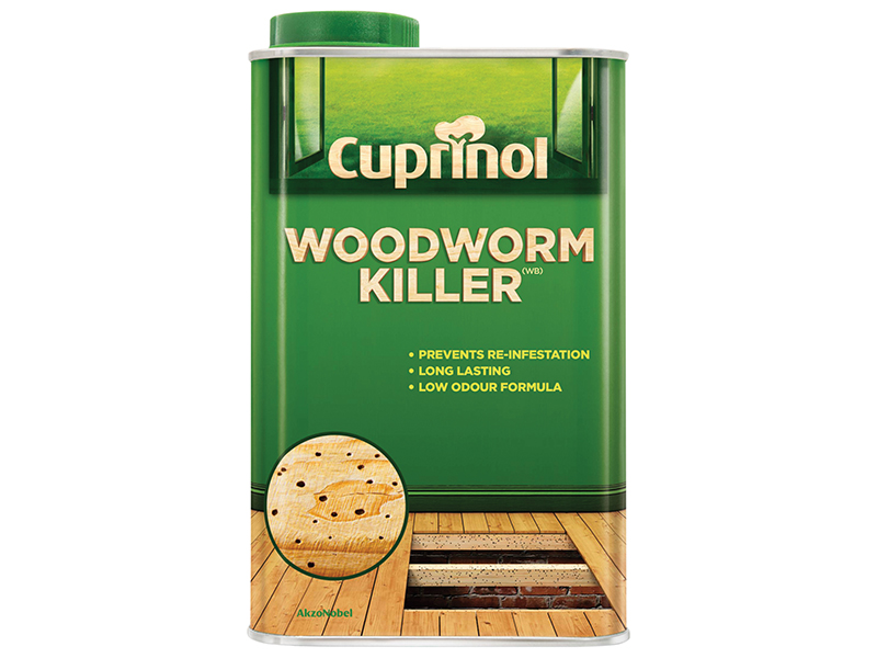 Cuprinol Low Odour Woodworm Killer 1 litre CUPWW1L