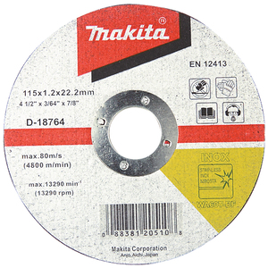 Makita 115mm Cut Off Wheels - PK10