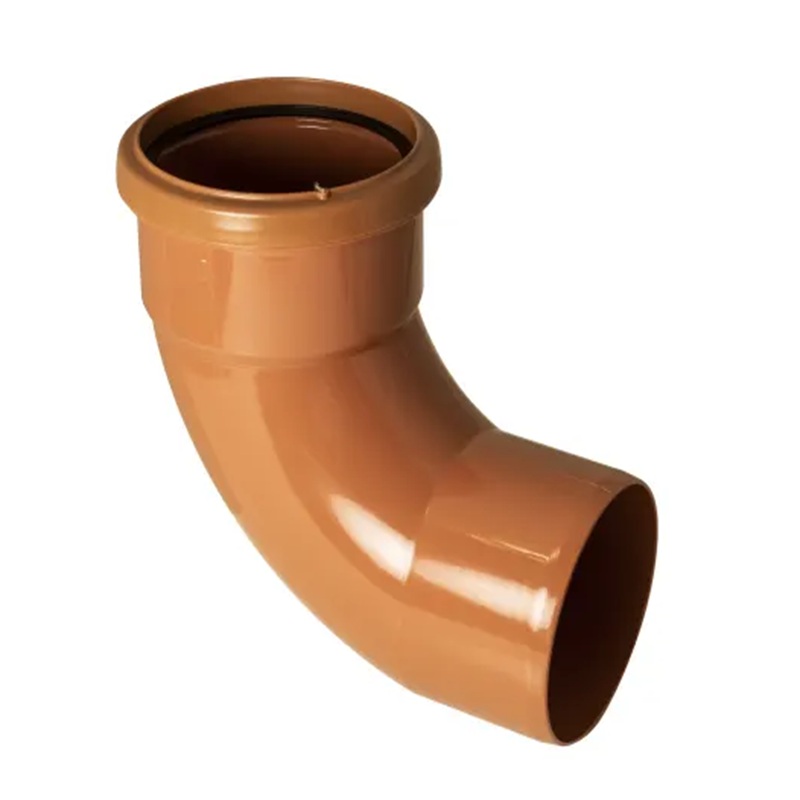 Floplast D161 87.5* Bend Single Socket 110mm Underground Drainage