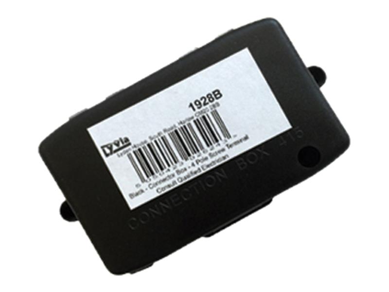 Dencon 4 Pole Connector Box Black DCN1928BNB