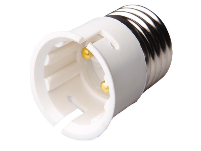 Dencon E27 to B22 Adaptor White DCN1944NB