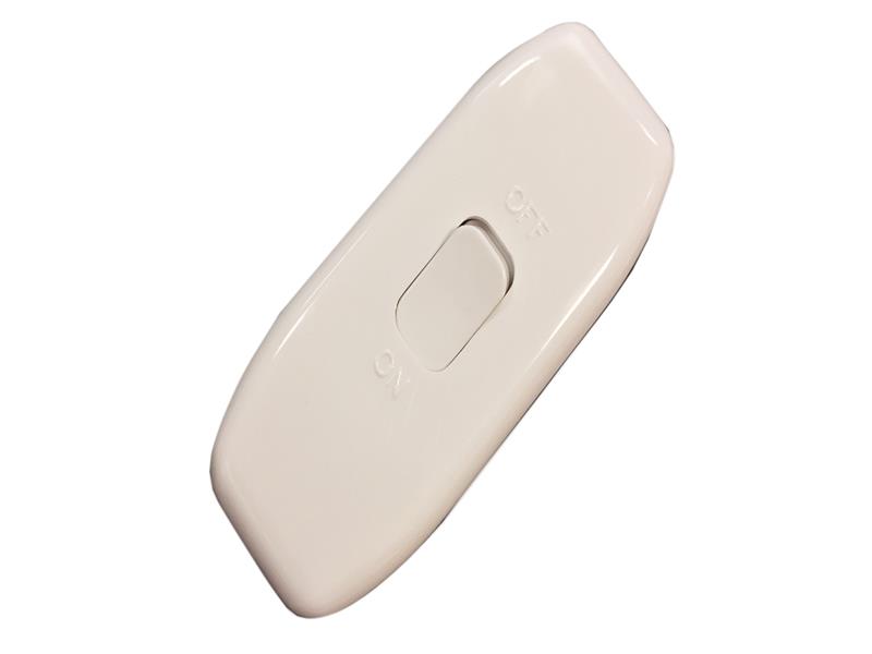 Dencon 3 Core Through Switch 6A White DCN2279WNB