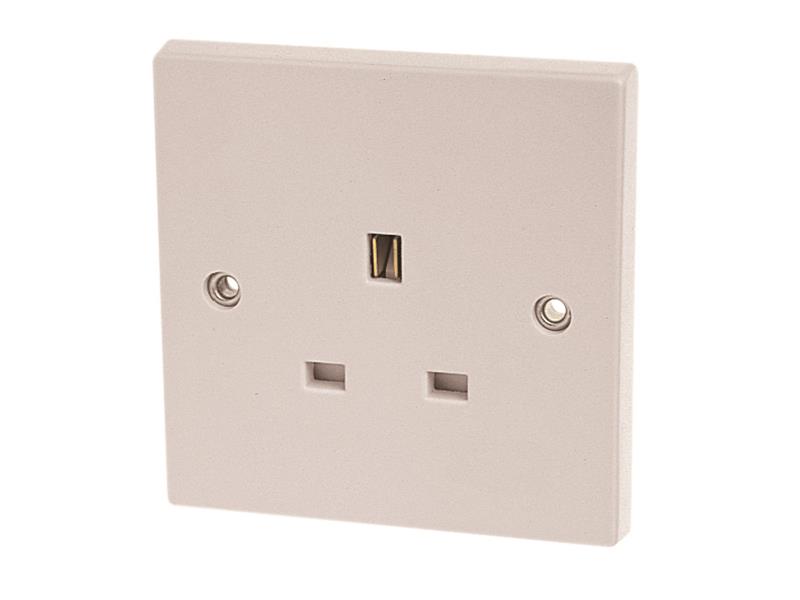 Dencon Unswitched Socket 1-Gang 13A DCN4405NB