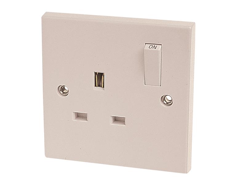 Dencon Switched Socket 1-Gang 13A DCN4406NB