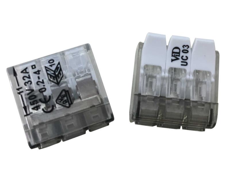 Dencon 3 Pole Compact Lever Connector 32A DCN9213NB