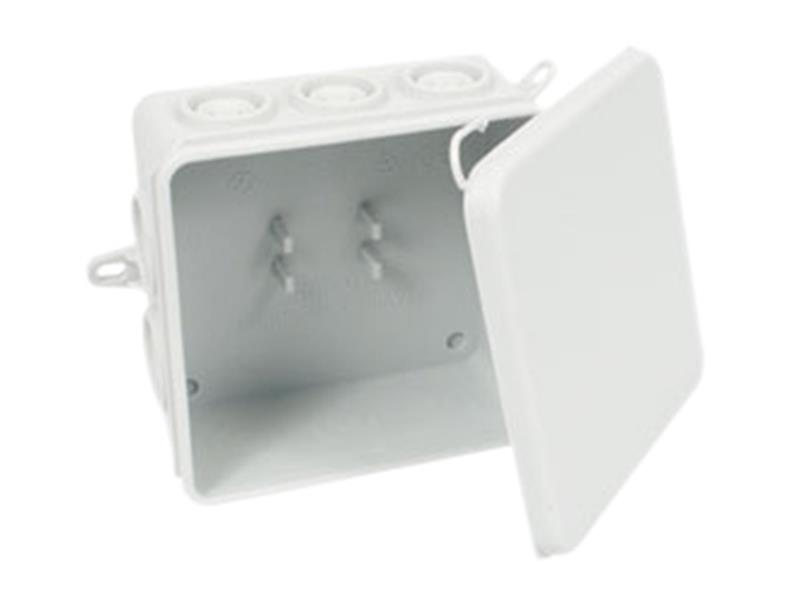 Dencon Square IP54 Junction Box 80mm DCNJB8130NB