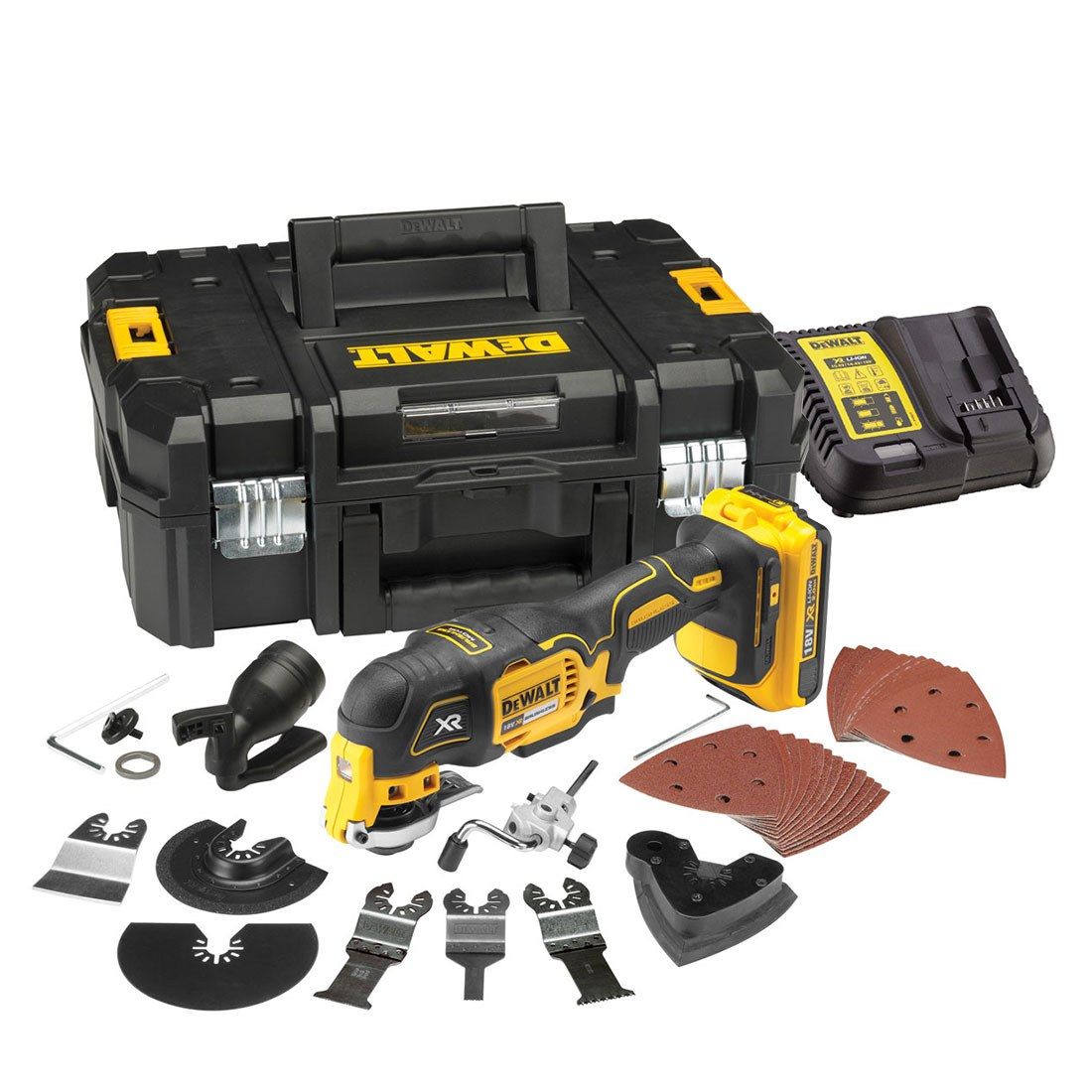 Dewalt 18v XR Brushless Quick Release Multi Tool - DCS355D1 - 2.0ah Battery