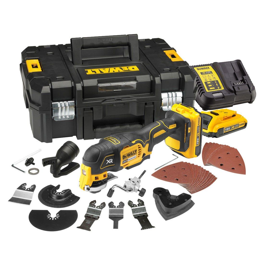 Dewalt 18v XR Brushless Quick Release Multi Tool - DCS355D2 - 2.0Ah Pack