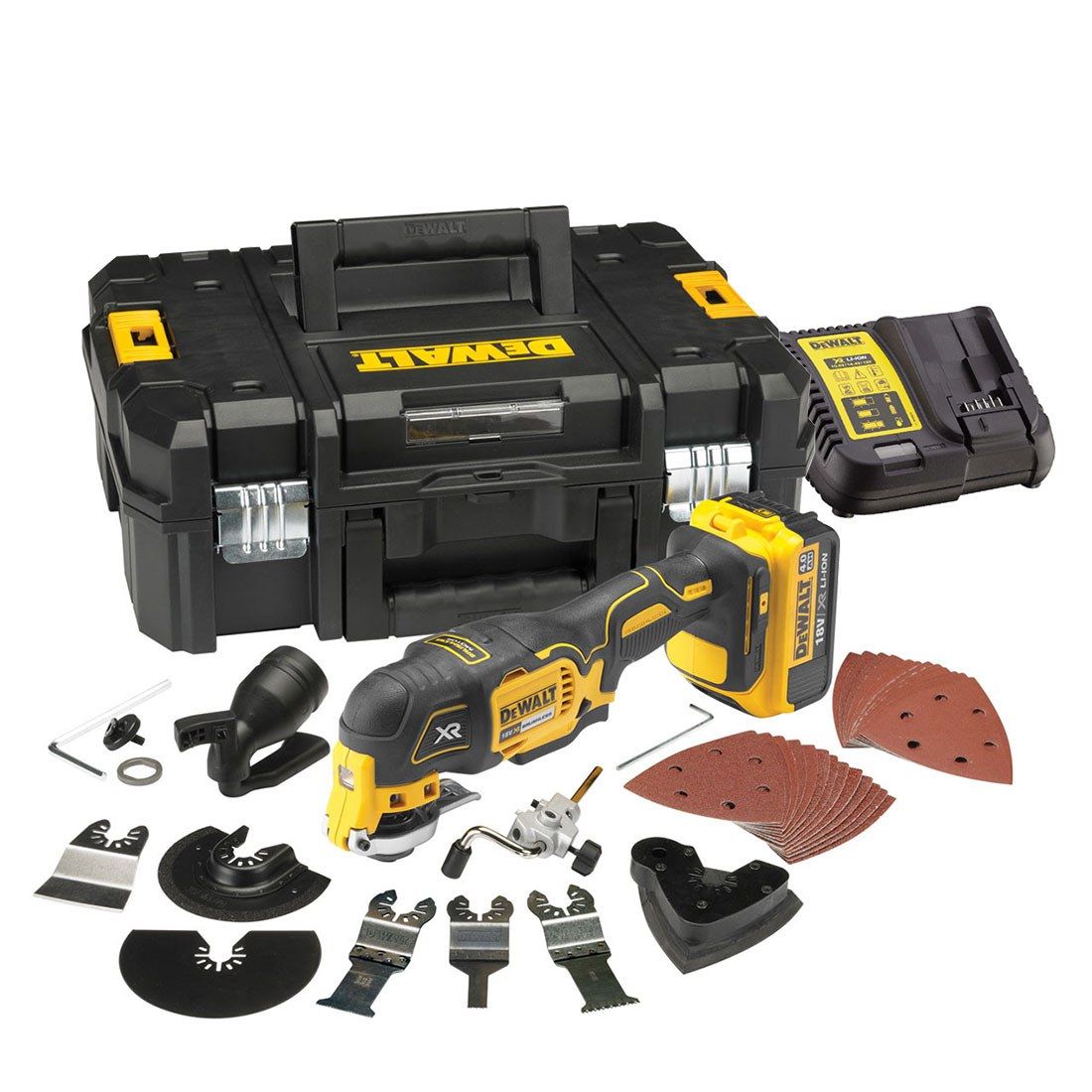 Dewalt 18v XR Brushless Quick Release Multi Tool - DCS355M1 - 4.0ah Battery