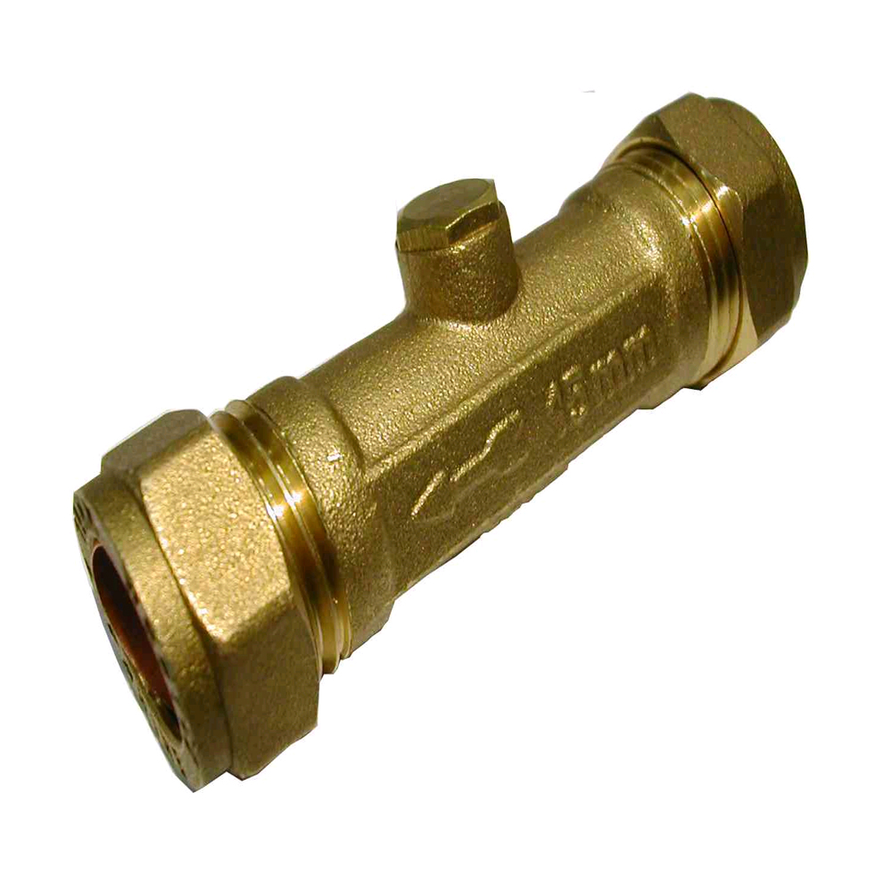 Double Check Valve DZR Brass C x C 28mm