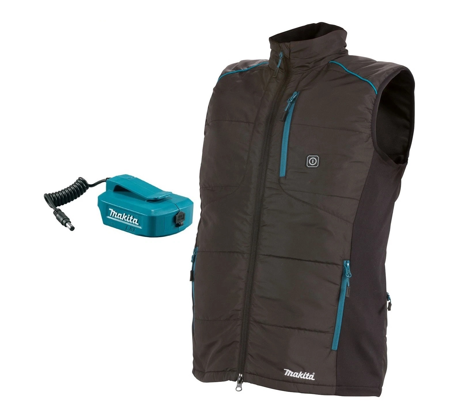 Makita DCV202Z3XL 14.4v / 18v Black Heated Vest - 3XL