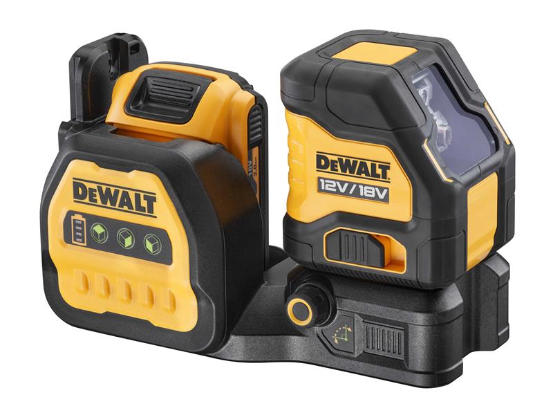DeWALT Power Tools DCE088 D1G18 Self-Levelling Cross Line Green Beam Laser 12/18V 1 x 2.0Ah Li-ion DEW088D1G18D