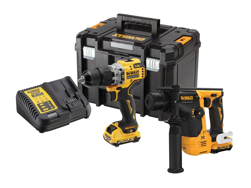 DeWALT Power Tools DCK2102L2T XR Brushless Twin Pack 12V 2 x 3.0Ah Li-ion DEWDCK2102L2