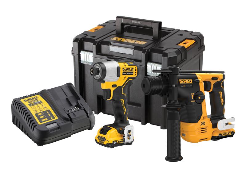 DeWALT Power Tools DCK2104L2T XR Brushless Twin Pack 12V 2 x 3.0Ah Li-ion DEWDCK2104L2
