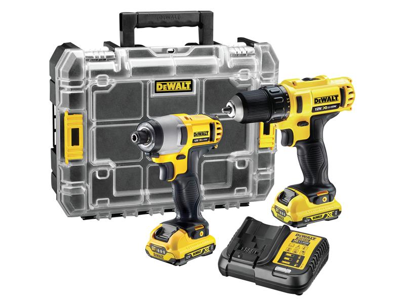 DeWALT Power Tools DCK211D2T XR Twin Pack 12V 2 x 2.0Ah Li-ion DEWDCK211D2T